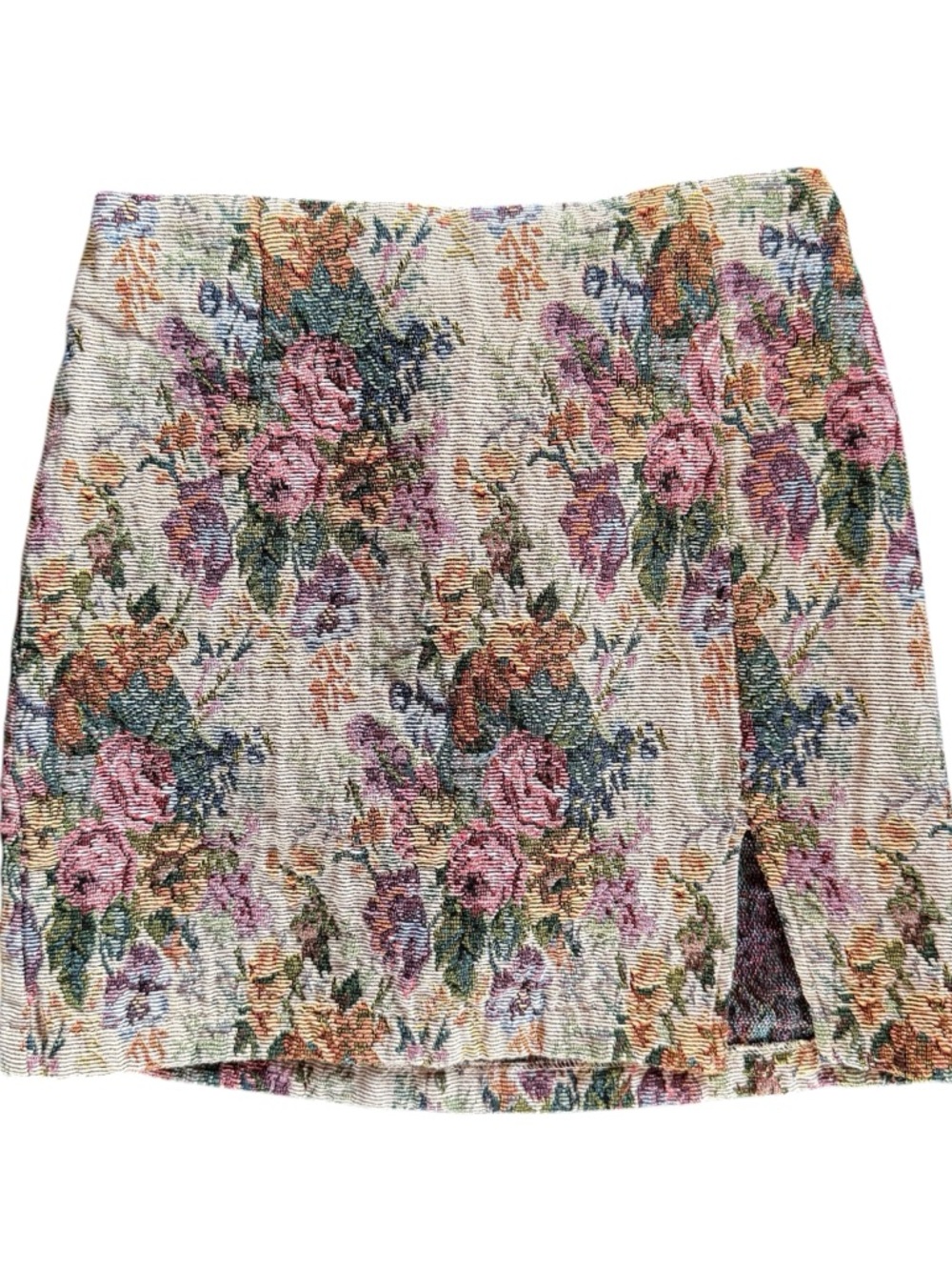 Wild Fable Tapestry Floral Mini Skirt